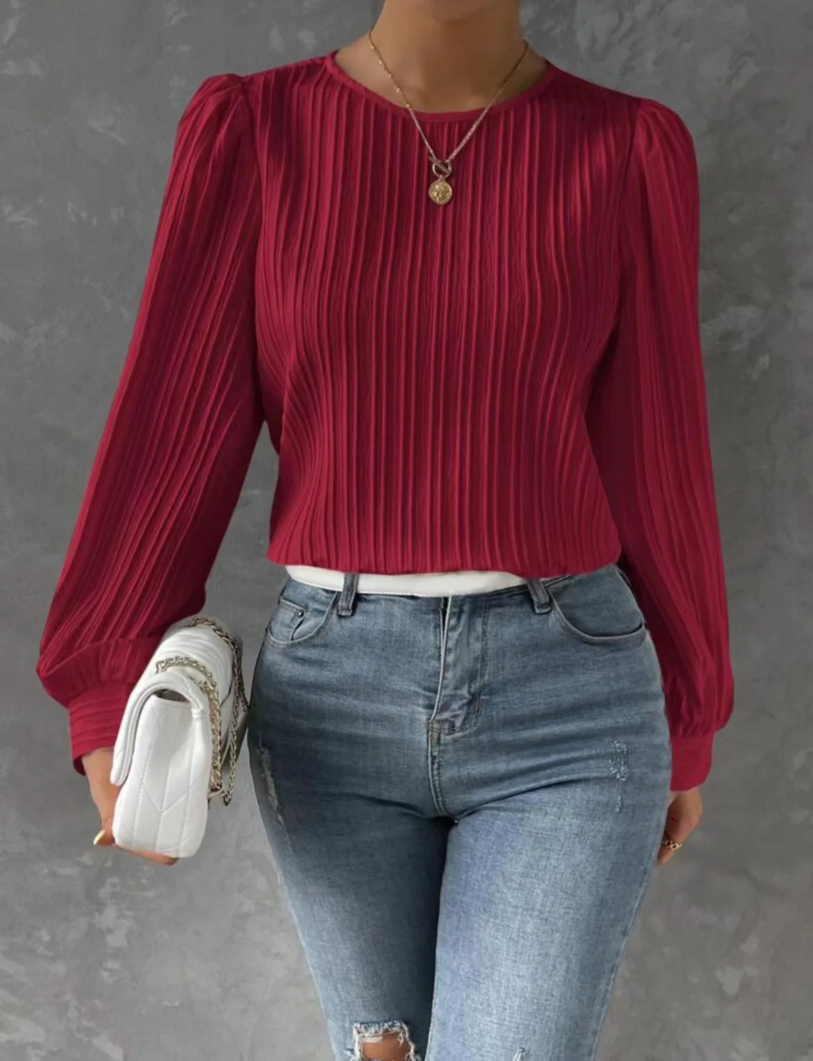 Women's Solid White Shirt