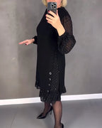 Elegant Knee-length Midi Dress