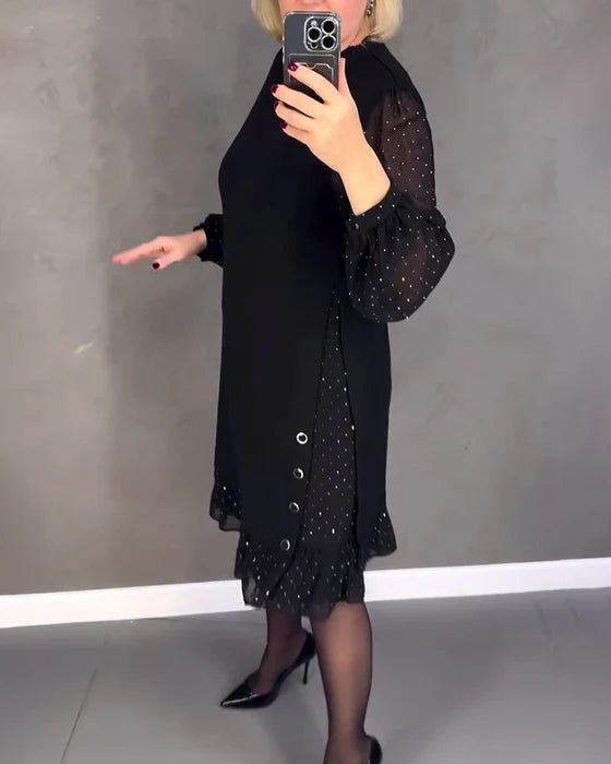 Elegant Knee-length Midi Dress