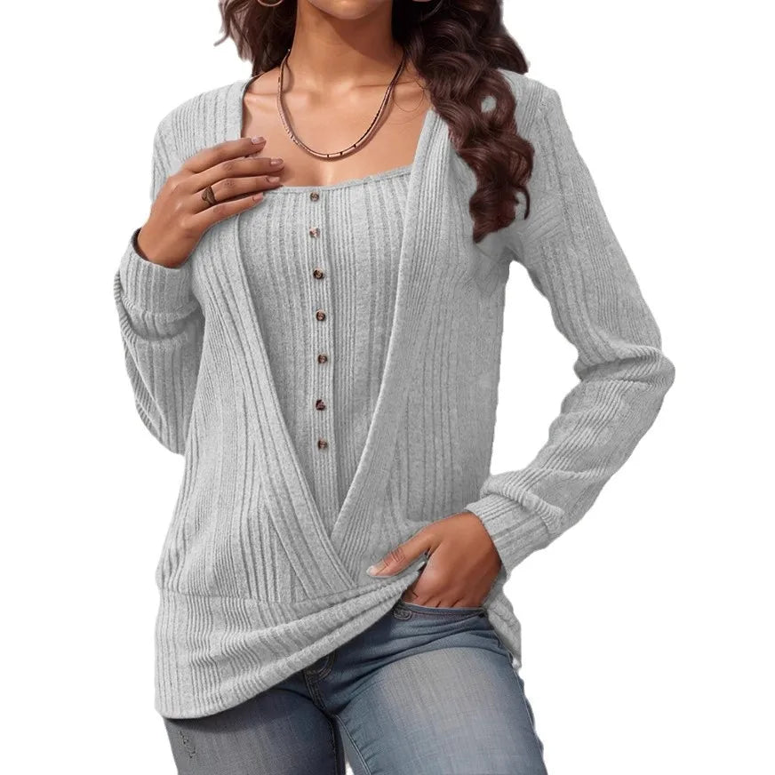 Square Collar Blouse