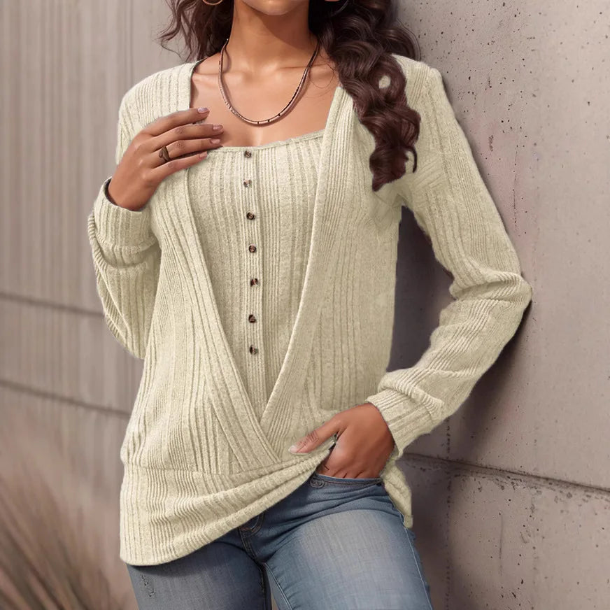 Square Collar Blouse