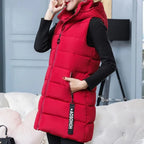 Oversized Hooded Puffer Vest