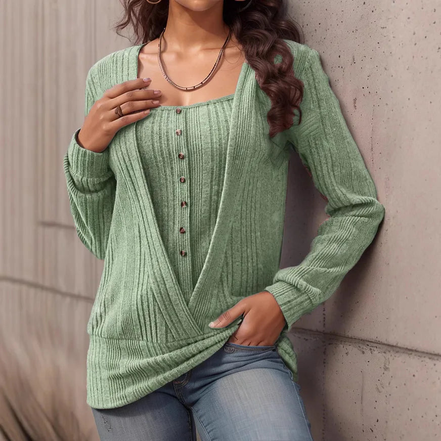 Square Collar Blouse