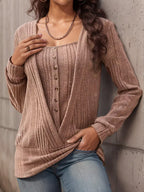 Square Collar Blouse