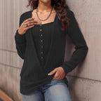 Square Collar Blouse