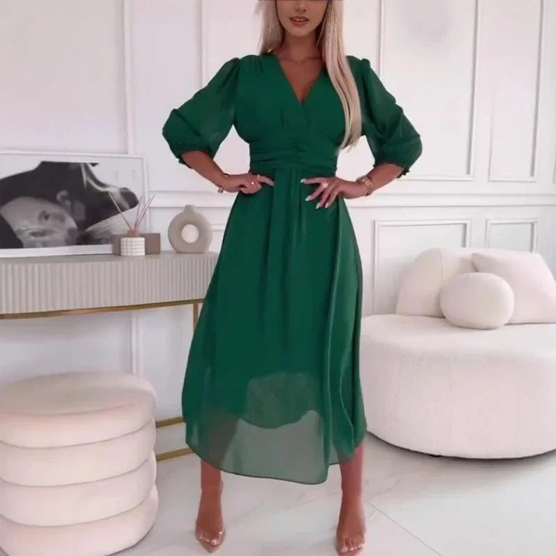 Women's Slimming Midi Dress