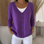 Versatile Solid Color Sweater