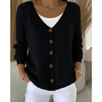 Versatile Solid Color Sweater