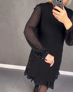 Elegant Knee-length Midi Dress